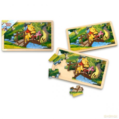 BRIMAREX Drewniana Ukł. Kubus Puchatek [PUZZLE]