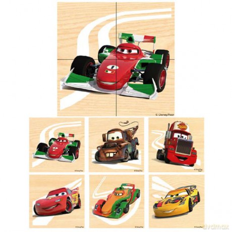 BRIMAREX Drewniane Puzzle Cars [PUZZLE]