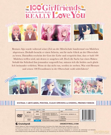 The 100 Girlfriends Who Really Really Really Really REALLY Love you - Staffel 1 - Vol. 1 - [DVD]