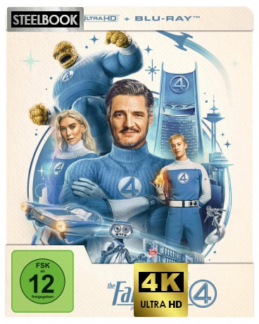The Fantastic Four - First Steps (Fantastyczna 4: Pierwsze kroki) [Blu-Ray 4K]+[Blu-Ray]