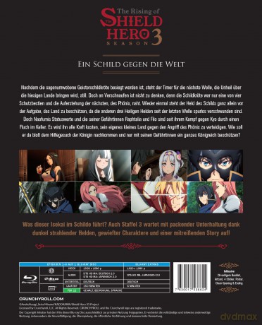 The Rising of the Shield Hero - Staffel 3 - Vol.1 - [Blu-Ray]