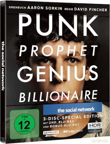 The Social Network [Blu-Ray 4K]+[Blu-Ray]