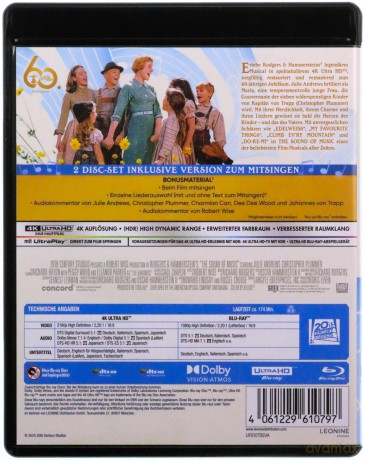 The Sound of Music (Dźwięki muzyki) [Blu-Ray 4K]+[Blu-Ray]