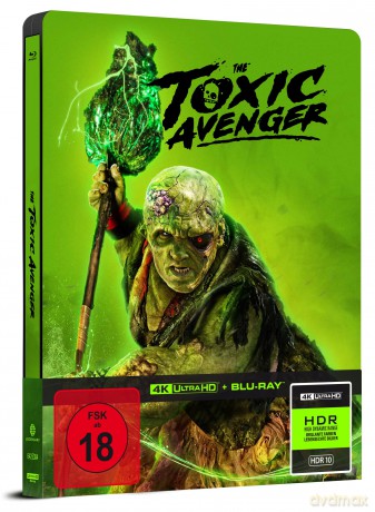 The Toxic Avenger (Toksyczny mściciel) (steelbook) [Blu-Ray 4K]+ [Blu-Ray]