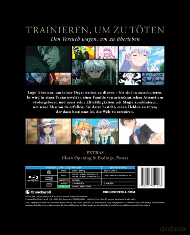 The World's Finest Assassin Gets Reincarnated in Another World as an Aristocrat - Vol.1 - [Blu-Ray]