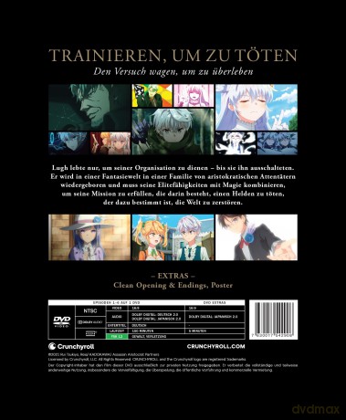 The World's Finest Assassin Gets Reincarnated in Another World as an Aristocrat - Vol.1 - [DVD]