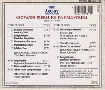 Various: Palestrina:Masses + Motets [2CD]