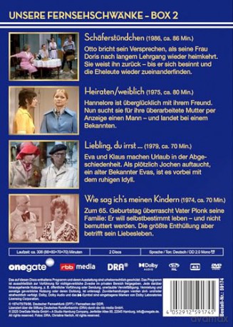 Unsere Fernsehschwänke - Box 2 [DVD]