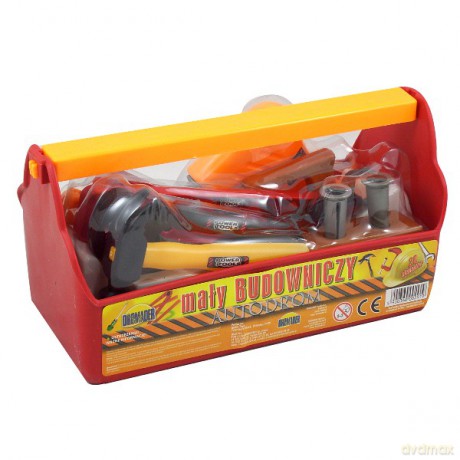 DROMADER Mały Budowniczy Narzędzia waliz [ZABAWKA]