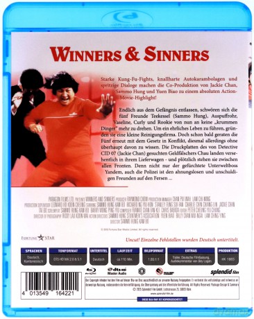 Winners and Sinners (Zwycięzcy i grzesznicy) [Blu-Ray]