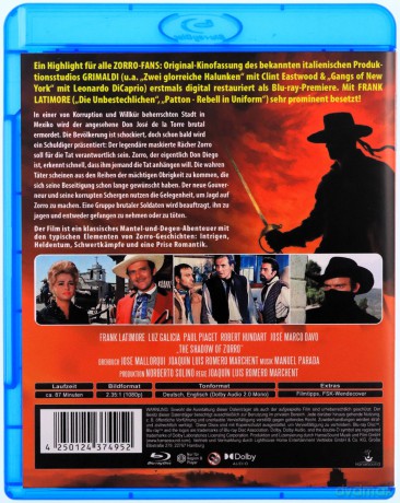 Zorro, the Black Avenger [Blu-Ray]
