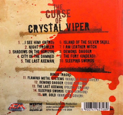 Crystal Viper: The Curse Of Crystal Viper (mediabook) [CD]