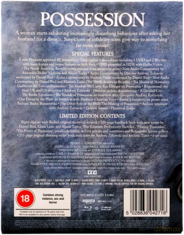 Possession (Opętanie) (Limited) [Blu-Ray 4K]+[Blu-Ray]