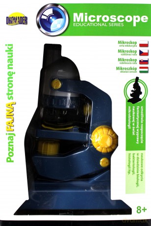 DROMADER Mikroskop 100, 400, 1200 x 2 lampy [ZABAWKA]