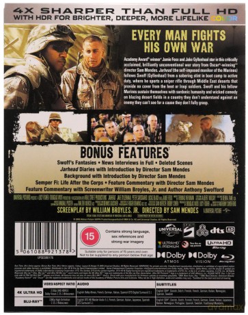 Jarhead (Jarhead: Żołnierz piechoty morskiej) (steelbook) [Blu-Ray 4K]+[Blu-Ray]