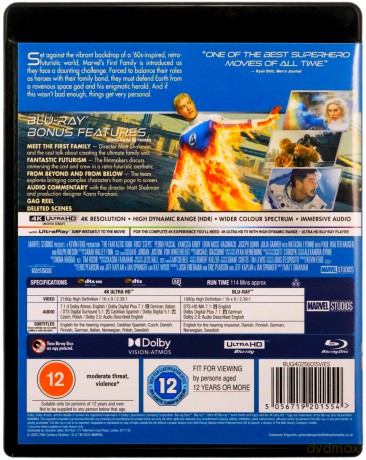 Fantastyczna 4: Pierwsze kroki [Blu-Ray 4K]+[Blu-Ray]