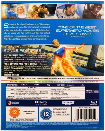 Fantastyczna 4: Pierwsze kroki [Blu-Ray 4K]+[Blu-Ray]
