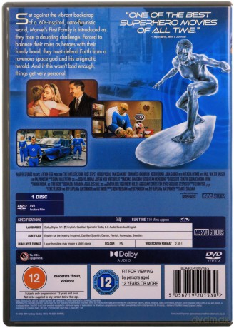 Marvel Studios' The Fantastic Four: First Steps (Fantastyczna 4: Pierwsze kroki) [DVD]