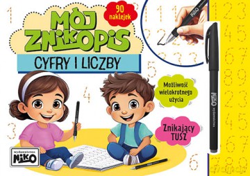 Cyfry i liczby. Mój znikopis [KSIĄŻKA]