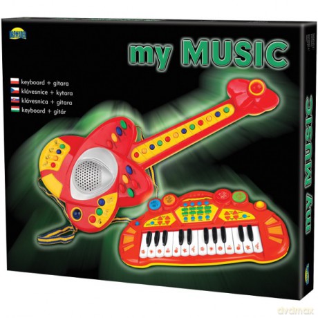 DROMADER My Music Gitara Keyboard [ZABAWKA]