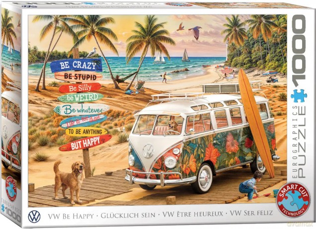 EUROGRAPHICS 1000 el. VW Be Happy 6000-6066 [PUZZLE]