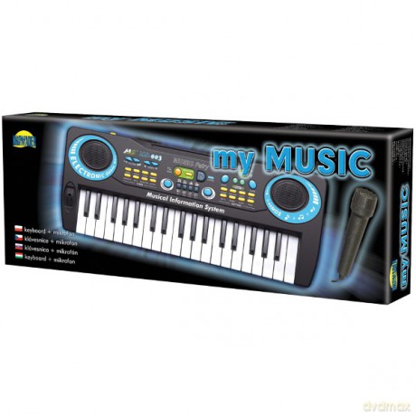 DROMADER My Music Keyboard Mikrofon [ZABAWKA]