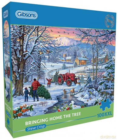GIBSONS 100 el. XXL Wyprawa po choinkę 113747 [PUZZLE]