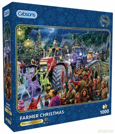 GIBSONS 1000 el. Boże Narodzenie na wsi 113702 [PUZZLE]