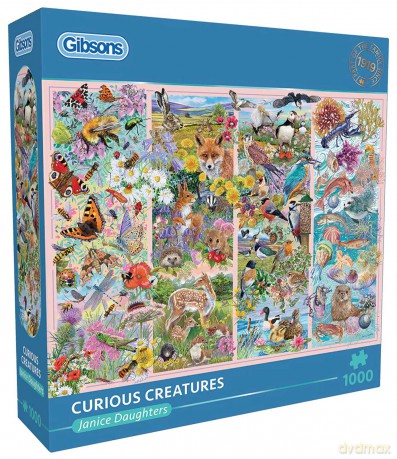 GIBSONS 1000 el. Ciekawe stworzenia 113731 [PUZZLE]