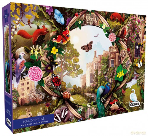 GIBSONS 1000 el. Haddon Hall Derbyshire Anglia 113710 [PUZZLE]
