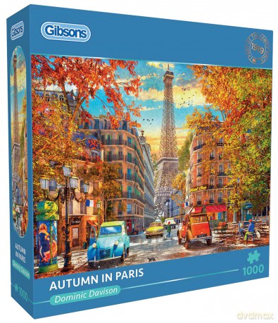 GIBSONS 1000 el. Jesień w Paryżu Francja 113728 [PUZZLE]