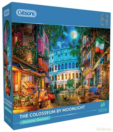 GIBSONS 1000 el. Koloseum w blasku księżyca Rzym Włochy 113724 [PUZZLE]