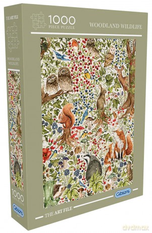 GIBSONS 1000 el. Leśne zwierzęta 113705 [PUZZLE]