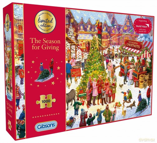 GIBSONS 1000 el. Sezon dawania prezentów 113701 [PUZZLE]