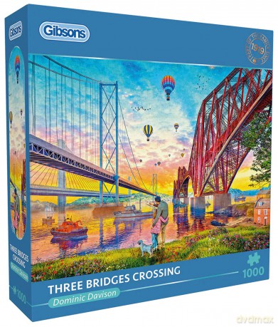 GIBSONS 1000 el. Trzy mosty Szkocja 113721 [PUZZLE]