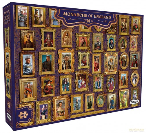 GIBSONS 1000 el. Władcy Anglii 113719 [PUZZLE]