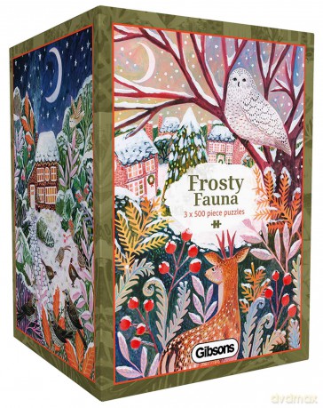 GIBSONS 3x500 el. Mroźna fauna 113700 [PUZZLE]