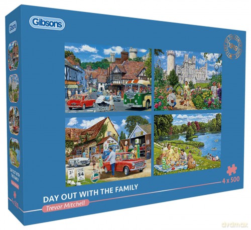 GIBSONS 4x500 el. Rodzinna wycieczka 113739 [PUZZLE]