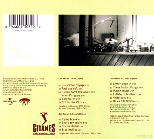 Various: Paris Jazz:Club Session [CD]