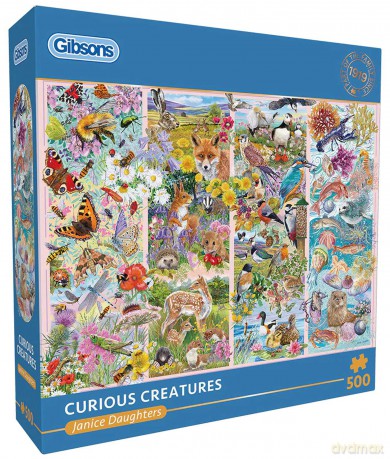 GIBSONS 500 el. Ciekawe stworzenia 113734 [PUZZLE]
