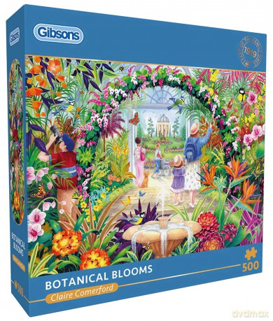 GIBSONS 500 el. Kwiaty botaniczne 113735 [PUZZLE]