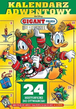 Gigant Poleca Premium. Kalendarz adwentowy (Tom 2/2025) [KSIĄŻKA]