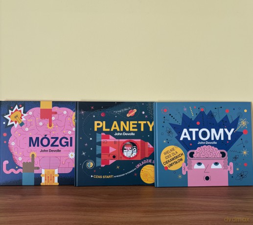 Pakiet Atomy / Planety / Mózgi - John Devolle [KSIĄŻKA]