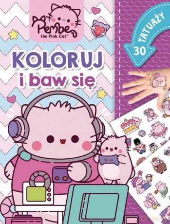 Pembe. Koloruj i baw się. 30 tatuaży [KSIĄŻKA]