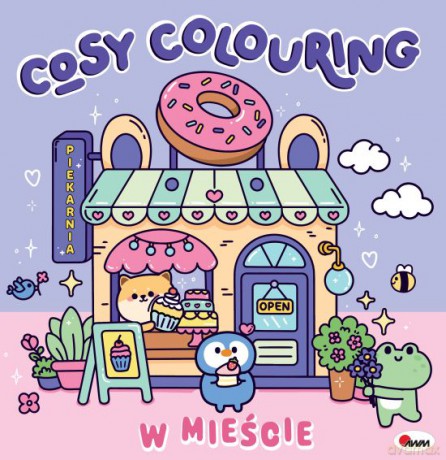 W mieście. Cosy colouring [KSIĄŻKA]