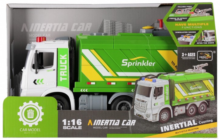 Auto CiĘŻarowe Śmieciarka ŚwiatŁo/dŹwiĘk Mix Mega Creative 573896