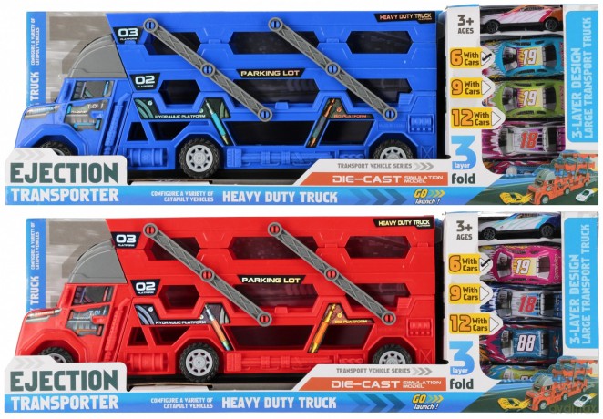 Auto CiĘŻarowe Transporter z Akcesoriami Metal Mix Mega Creative 571956