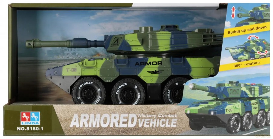 Auto Wojskowe ŚwiatŁo/dŹwiĘk Mega Creative 568834