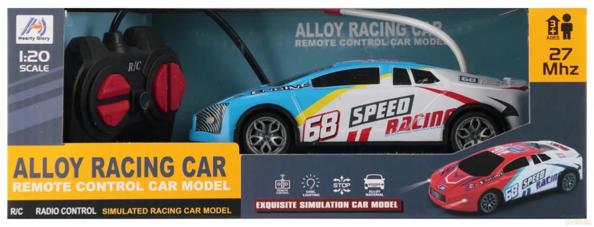 Auto WyŚcigowe Metalowe Zdalnie Sterowane Mega Creative 573913