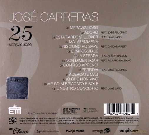 Jose Carreras: 25 [CD]